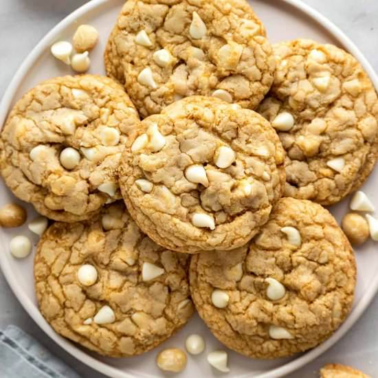 White Chocolate Macadamia Cookies - Recipe photo by Jessica Gavin
