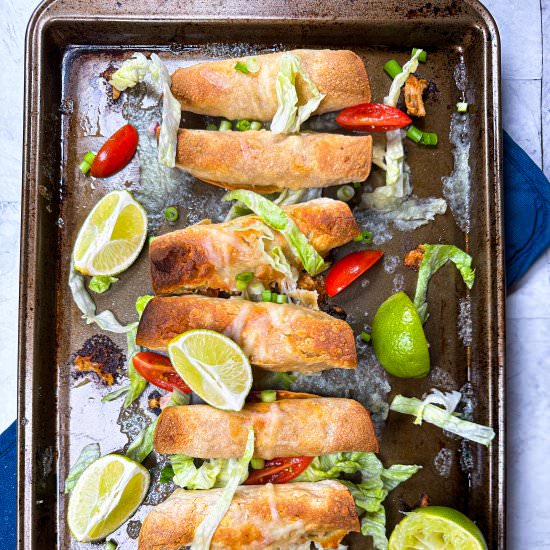 Crispy Baked Chicken Taquitos - Recipe photo by TastefullyGrace