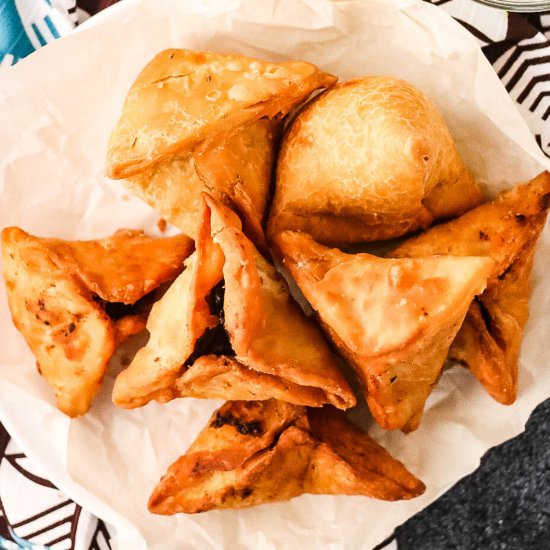 Onion Samosas - Recipe photo by AllWaysDelicious
