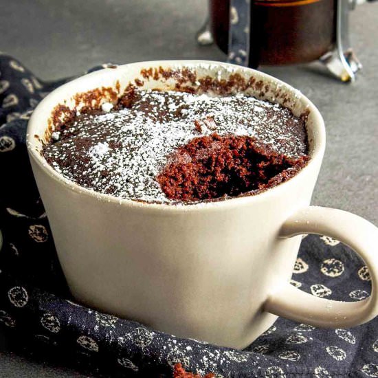 Protein Powder Mug Cake (5 mins) - Recipe photo by Absolute Foodie