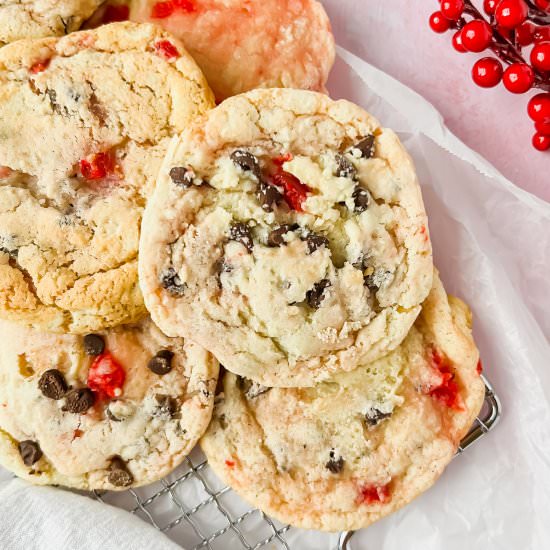 Cherry Chip Cookies - Recipe photo by apaigeofpositivity