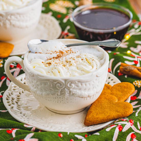 Gingerbread Latte at Home - Recipe photo by dishnthekitchen