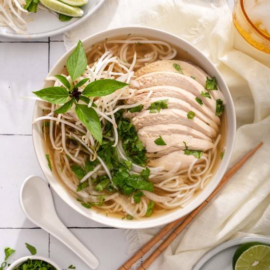 How to make Chicken Pho at home - Recipe photo by takestwoeggs
