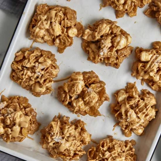 Peanut Butter Cornflake Cookies - Recipe photo by erinliveswhole