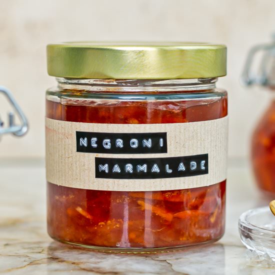 Negroni Marmalade - Recipe photo by Flaevor