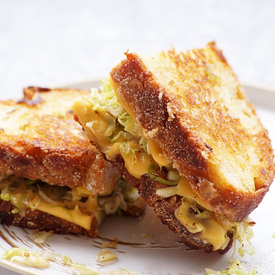 Brussels Sprouts Cheese Sandwich - Recipe photo by blend with spices