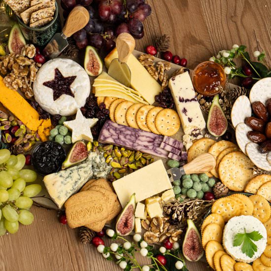 Christmas Cheese Board - Recipe photo by Flawless Food