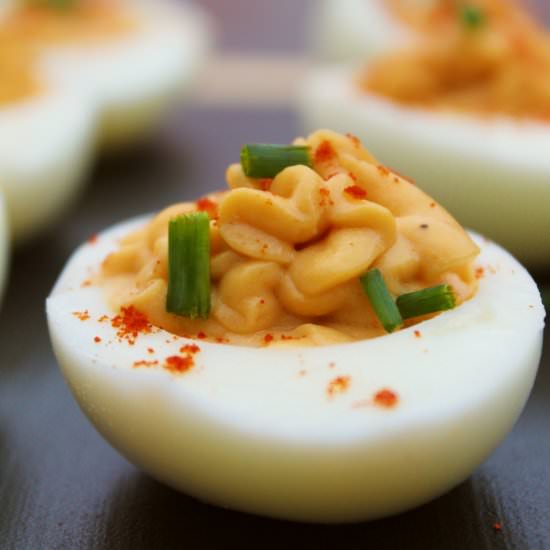 Classic Deviled Eggs - Recipe photo by Paromita Mandal