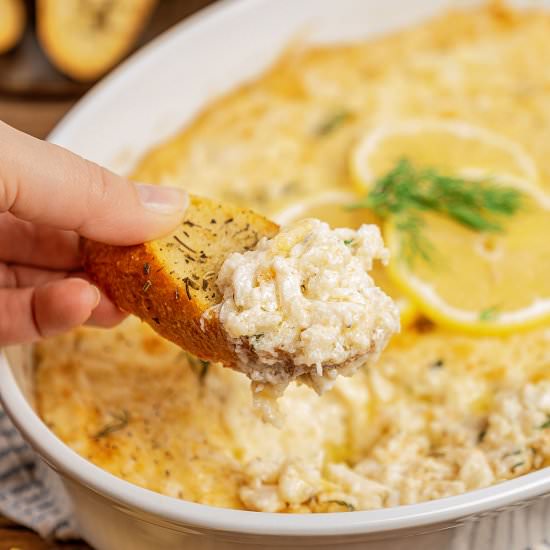 Hot Crab Dip - Recipe photo by Lemon blossoms