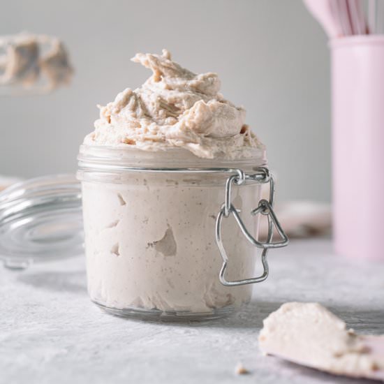 Maple Vanilla Cashew Whipped Cream - Recipe photo by BEET OF THE WILD