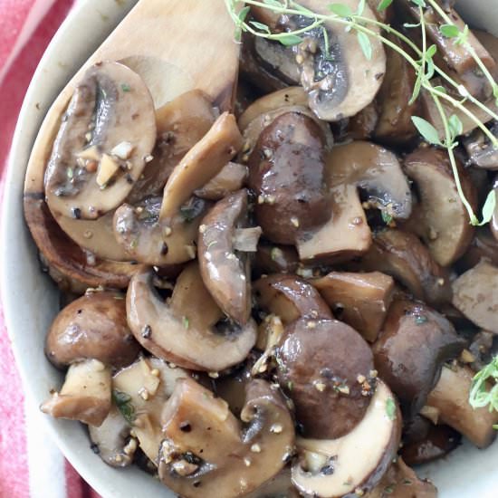 Sauteed Mushrooms - Recipe photo by Whitney Bond