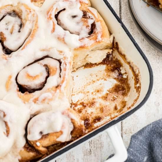 Amish Cinnamon Rolls - Recipe photo by thecaglediaries