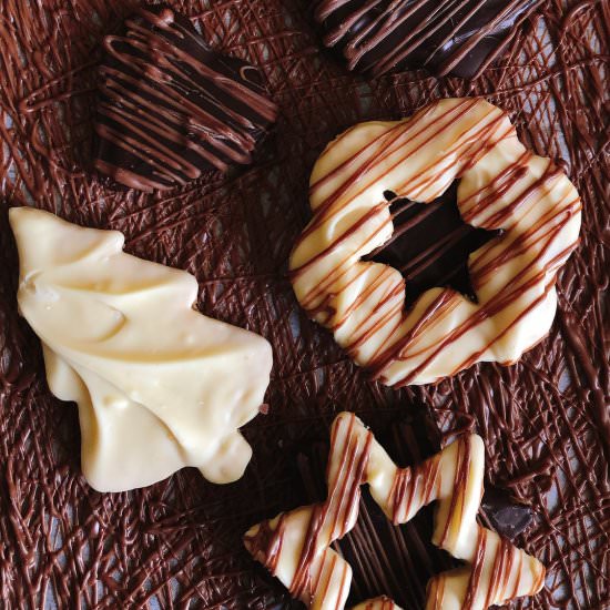 Almond &chocolate Christmas cookies - Recipe photo by myfoodmemoirs