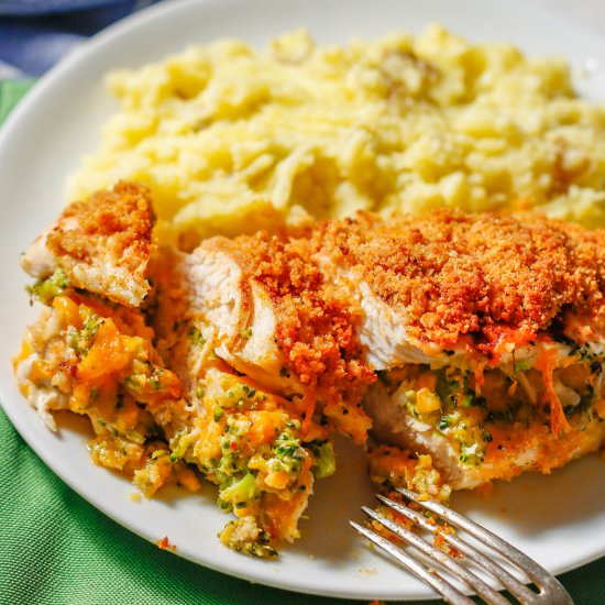 Broccoli cheese stuffed chicken - Recipe photo by Family Food on the Table