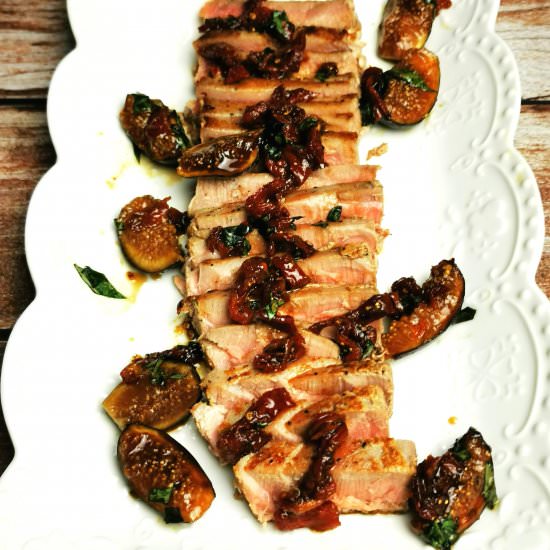 Tuna with Sundried Tomatoes and Fig - Recipe photo by Cre8 at Home