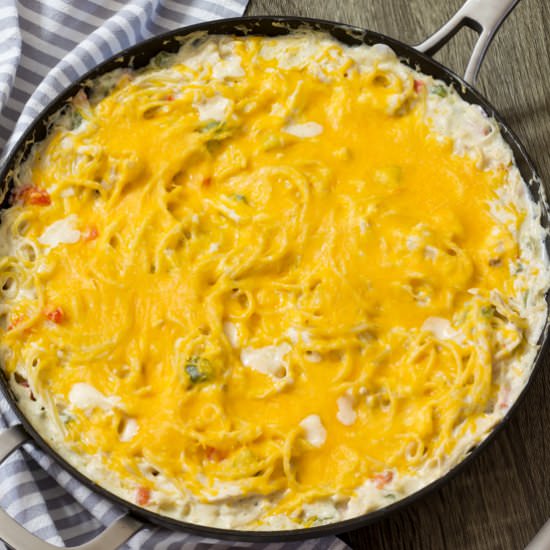 skinny baked chicken spaghetti - Recipe photo by mindyscookingobsession