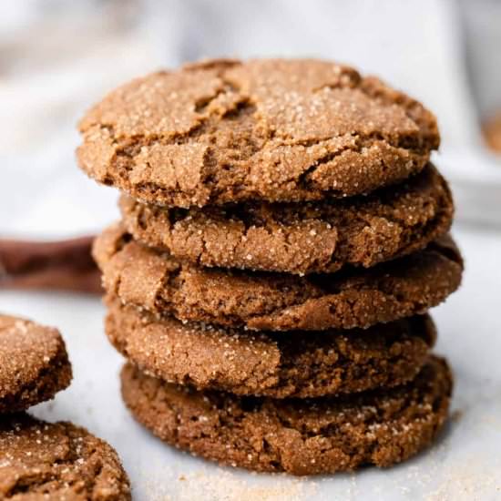 Gingersnap Cookies Recipe - Recipe photo by erinliveswhole