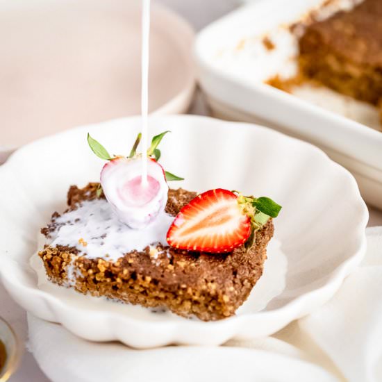Cinnamon Quinoa Breakfast Bake - Recipe photo by dizzybusyandhungry