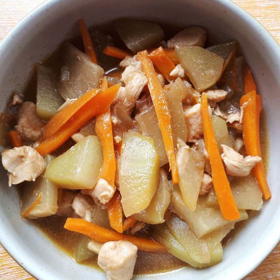 Ginisang Sayote with Chicken - Recipe photo by saodeh