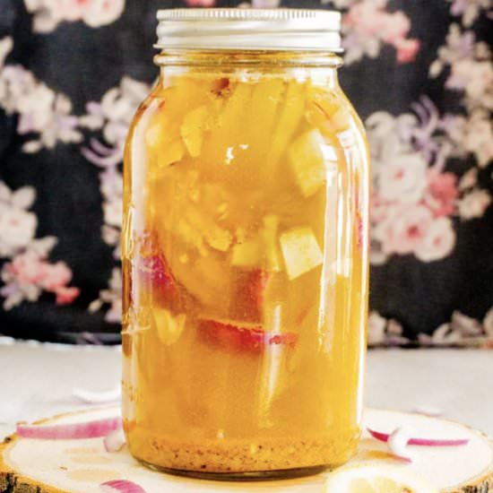 Simple & Quick Fire Cider Recipe - Recipe photo by plantedwithkatie