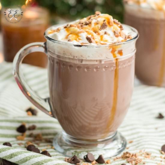 Rumchata Hot Chocolate - Recipe photo by emilyenchanted