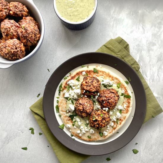 Quinoa Balls, Pine Nuts, & Raisins - Recipe photo by uglyducklingbakery