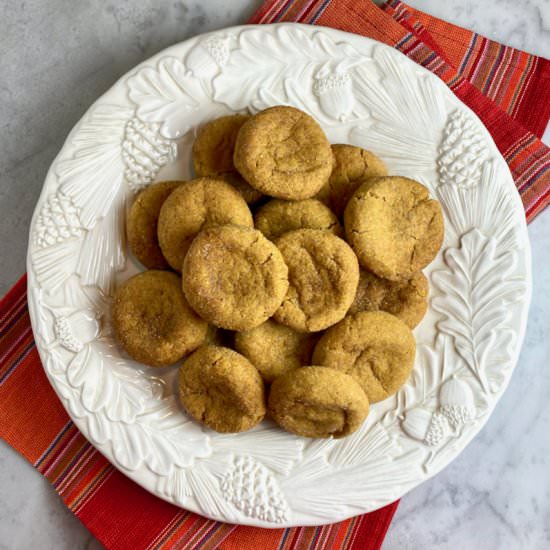 Pumpkin Snickerdoodles - Recipe photo by thebrookcook.wordpress.com