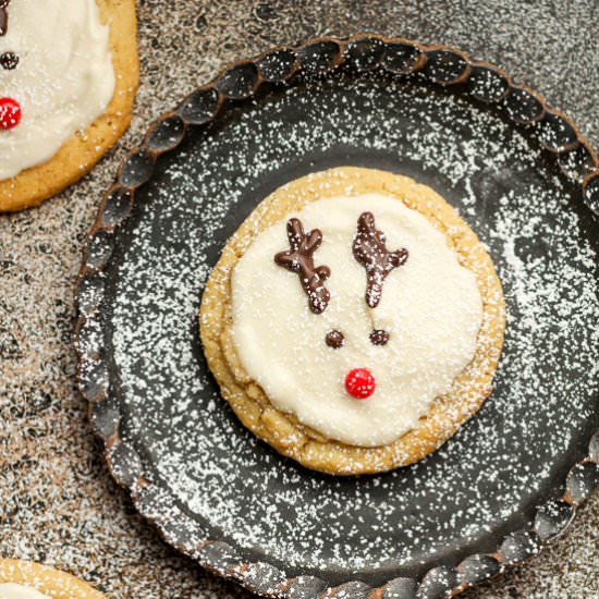 Reindeer Sugar Cookies - Recipe photo by suebeehomemaker