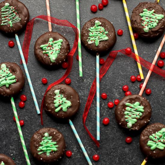 Chocolate Covered Ritz Pops - Recipe photo by suebeehomemaker
