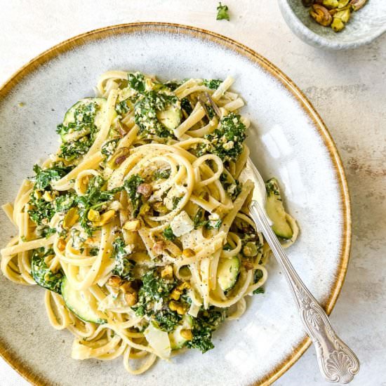 Creamy Kale Pasta - Recipe photo by Low Histamine Kitchen