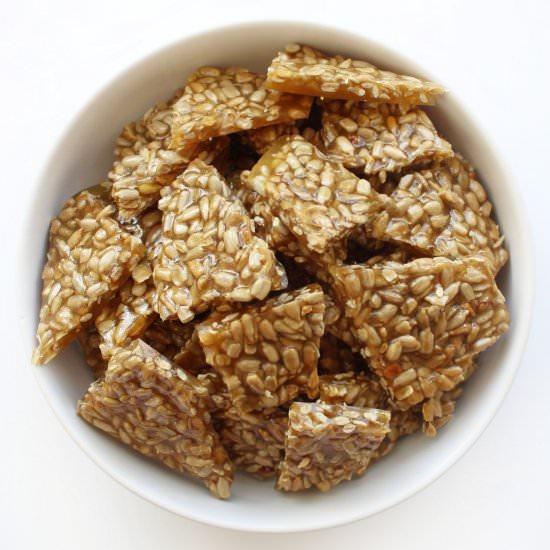Sunflower Seed Brittle (Vegan) - Recipe photo by strengthandsunshine