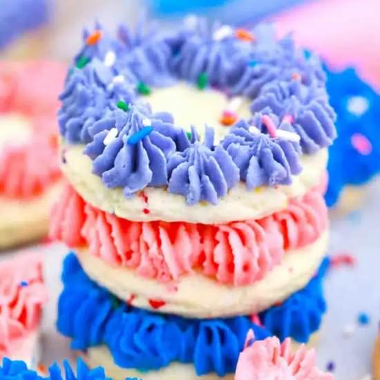 Funfetti Cookies - Recipe photo by peasandpeonies