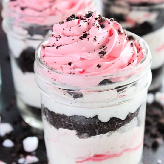 Candy Cane Parfaits - Recipe photo by biggreenhouse