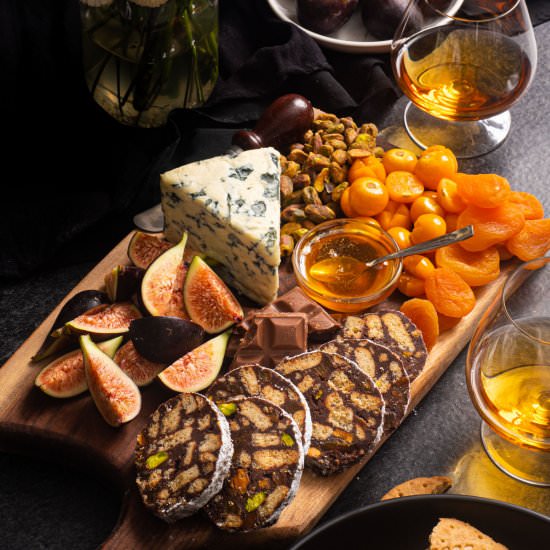 Chocolate and Cheese Dessert Board - Recipe photo by rhubarbandcod