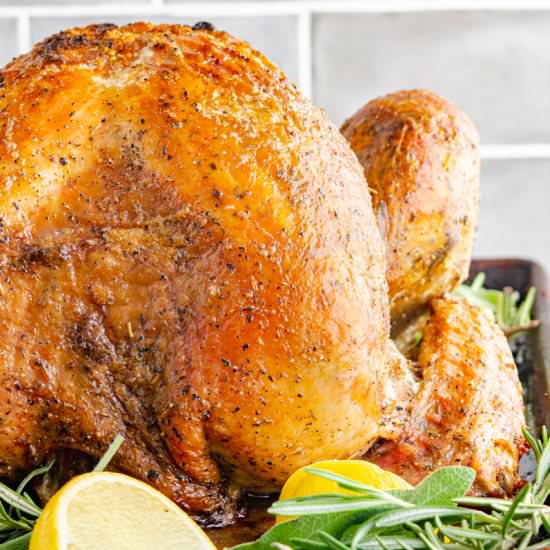 Easy Dry Brine Turkey - Recipe photo by YummyForAdam2