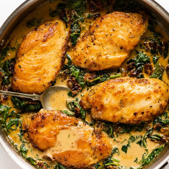 Sun Dried Tomato Chicken - Recipe photo by The Endless Meal