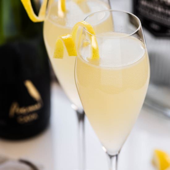 French 75 - Recipe photo by The Endless Meal