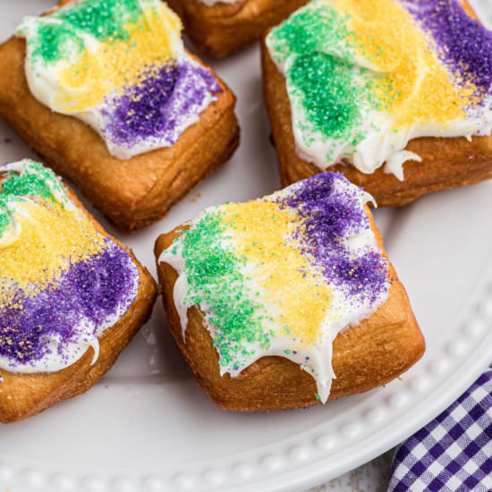 Mardi Gras Beignets - Recipe photo by thecaglediaries