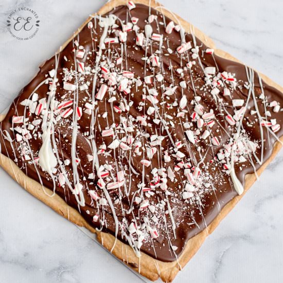 Sugar Cookie Peppermint Bark - Recipe photo by emilyenchanted