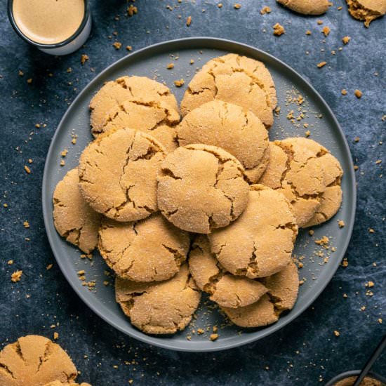 Vegan Brown Sugar Cookies - Recipe photo by lovingitvegan