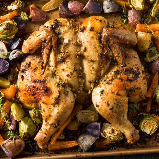 How to Spatchcock a Chicken - Recipe photo by AllThingsMamma