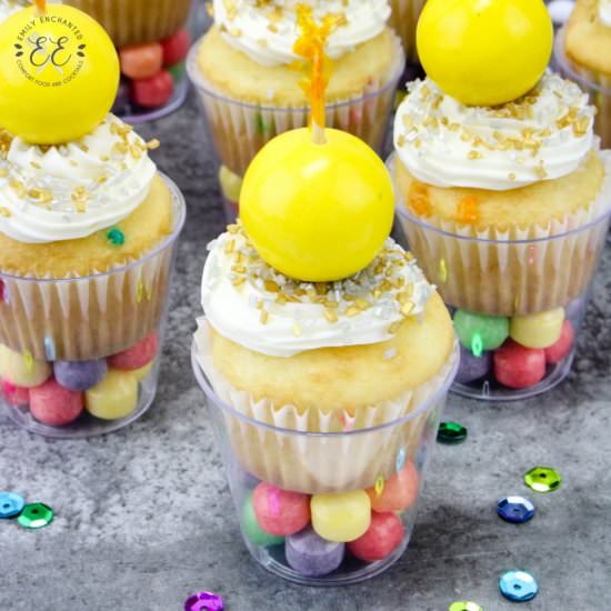 New Years Eve Ball Drop Cupcakes - Recipe photo by emilyenchanted