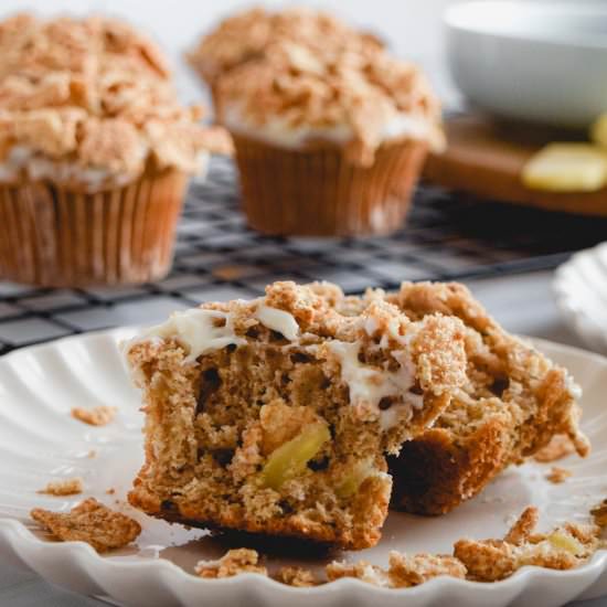 Cinnamon Toast Crunch Apple Muffins - Recipe photo by Sweet Simple Masala
