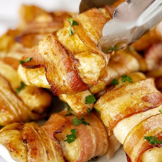 Bacon Wrapped Chicken Thighs - Recipe photo by chef not required