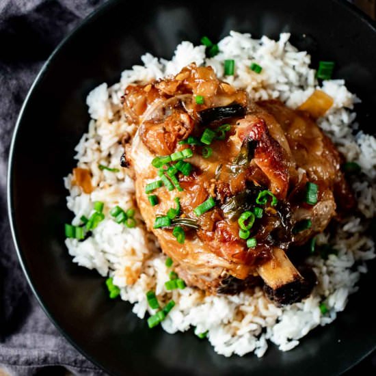 Braised Pork Shanks - Recipe photo by Went Here 8 This