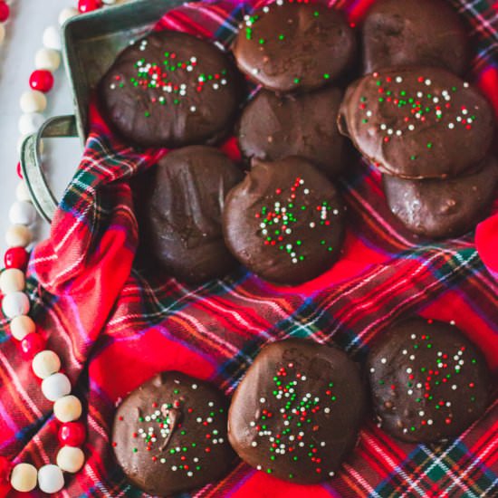 Homemade Peppermint Patty Candy - Recipe photo by dishnthekitchen