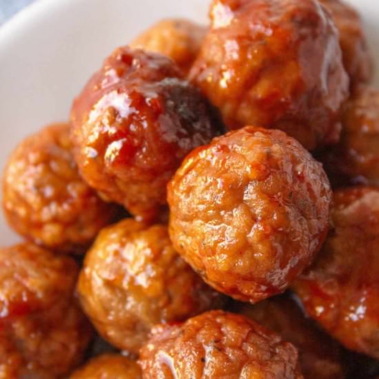 Frozen Meatballs in a Crockpot - Recipe photo by AllThingsMamma