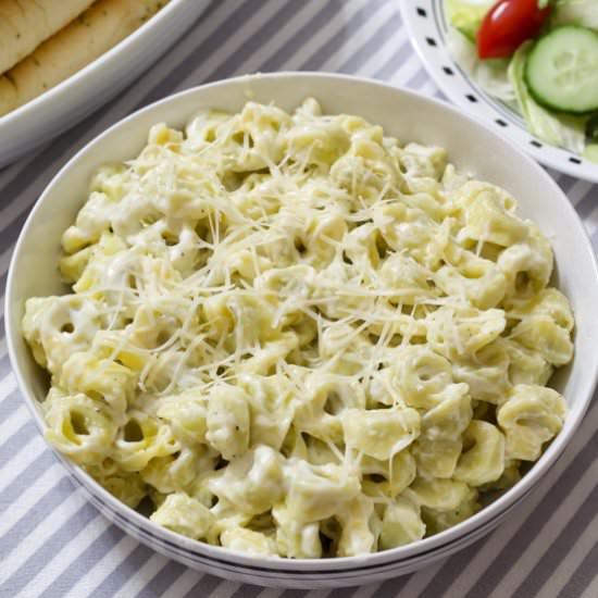 tortellini alla panna - Recipe photo by mindyscookingobsession