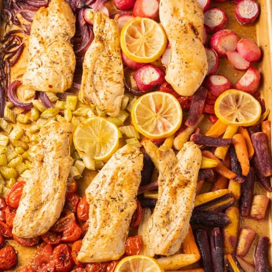 Thin Sliced Baked Chicken Breasts - Recipe photo by debsdailydish