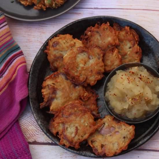 The Perfect Latke - Recipe photo by Spice Chronicles
